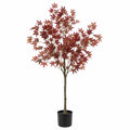Albero Decorativo Artificiale da Interni 175cm Rosso