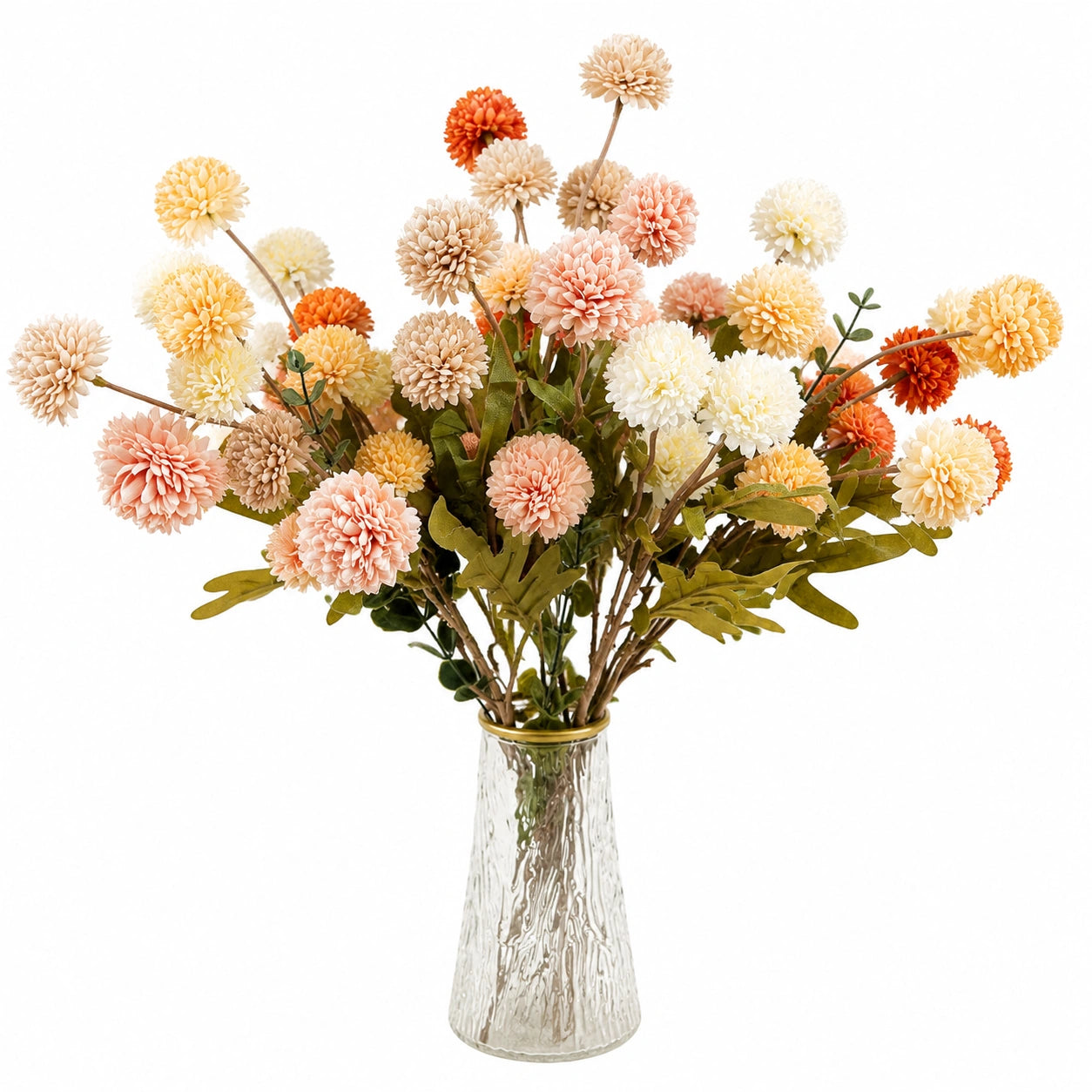 Bouquet di Fiori Artificiali Decorativi Multicolore Pastello